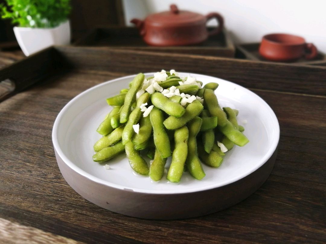 饭店招牌菜，盐水毛豆的制作方法